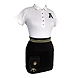 Short Skirt with Utility Pocket-White-2-sm
