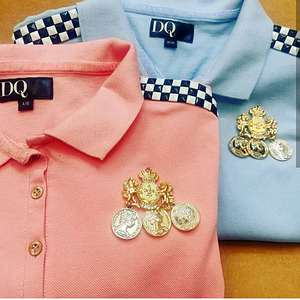 Medallion Penny Polo Shirt