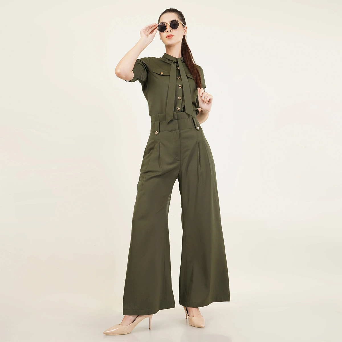 Knot Short Sleeve Pants Set | Pants for women, Sleeves, Clothes
