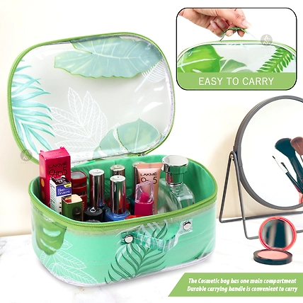 RASAFA Pack Of 5 Gorgeous Makeup Kit Box, Spacious Interior Cosmetic Box Vanity Box-2