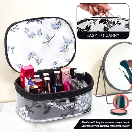 RASAFA Pack Of 5 Fashionable Makeup Kit Box, Storage Solution Cosmetic Box Vanity Box-2