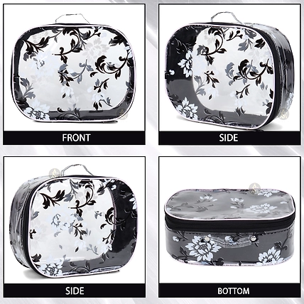 RASAFA Pack Of 5 Fashionable Makeup Kit Box, Storage Solution Cosmetic Box Vanity Box-3