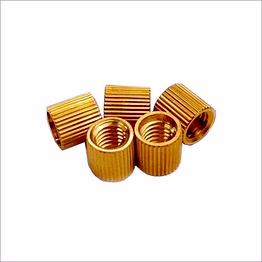 brass knurling insert