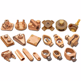 brass earthing components