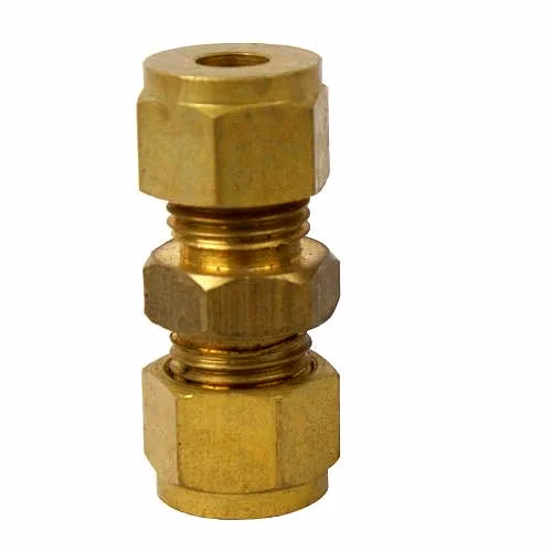 brass straight connector