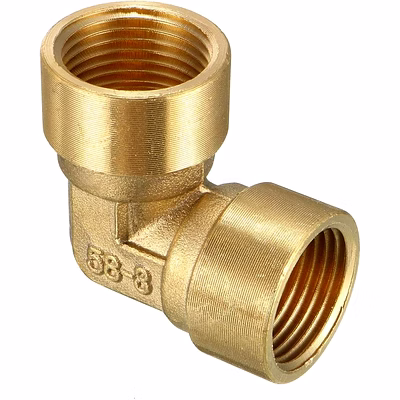 brass elbow connector