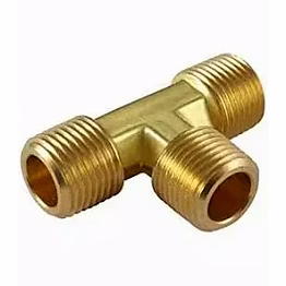 brass tee connector