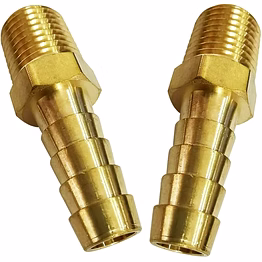 brass threaded hose barb