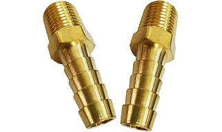 Brass Threaded Hose Barb