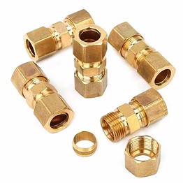 brass tube & compression fittings