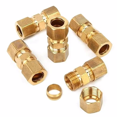 brass tube & compression fittings