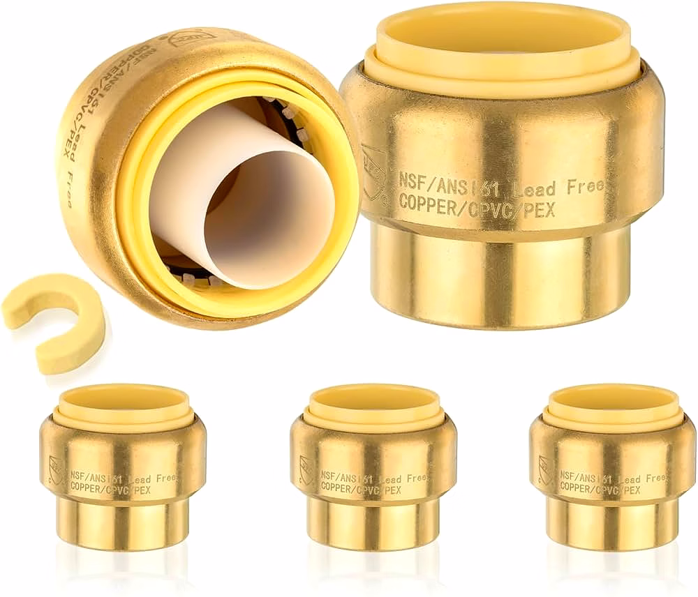 Brass Copper Tube End Fitting image 1