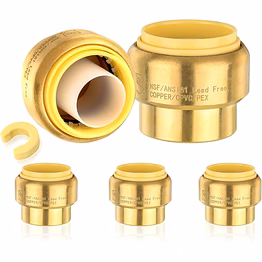 brass copper tube end fitting