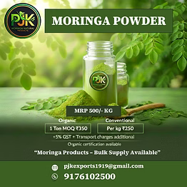 organic moringa powder