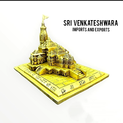 Ram Mandir Ayodhya Statue Brass Weight 2.400kg Height 5.5’inch Width 7’inch-12430462