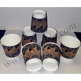 7 oz paper ripple cup 210 ml ripple cup
