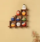 Rainbow Bliss Wall Ladder with Multicolor Pots-1