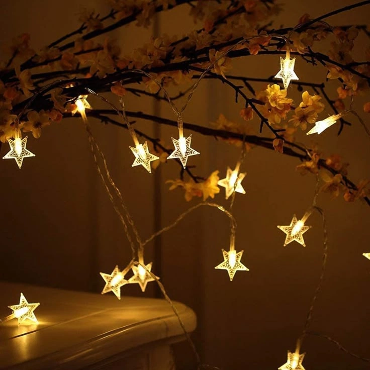 Twinkle Star 40 LED 14 FT Star String Lights Battery Operated, Fairy String Light-2