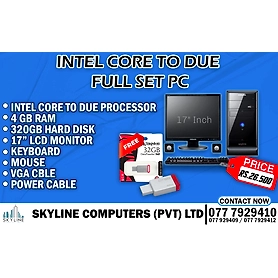 Intel core to due desktop with 4GB Ram