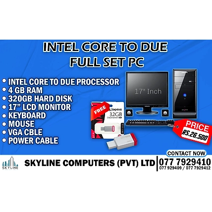Intel core to due desktop with 4GB Ram-900425-38ca7238
