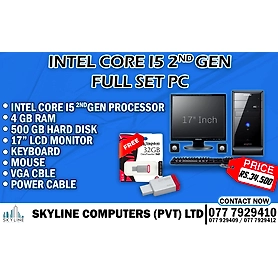 Intel core i5 2nd generation desktop computer