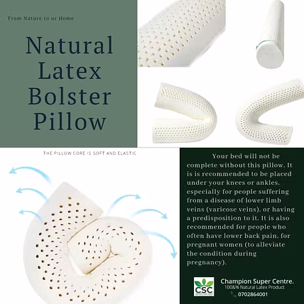 Natural Latex Bolster Pillow-902447-623d804b