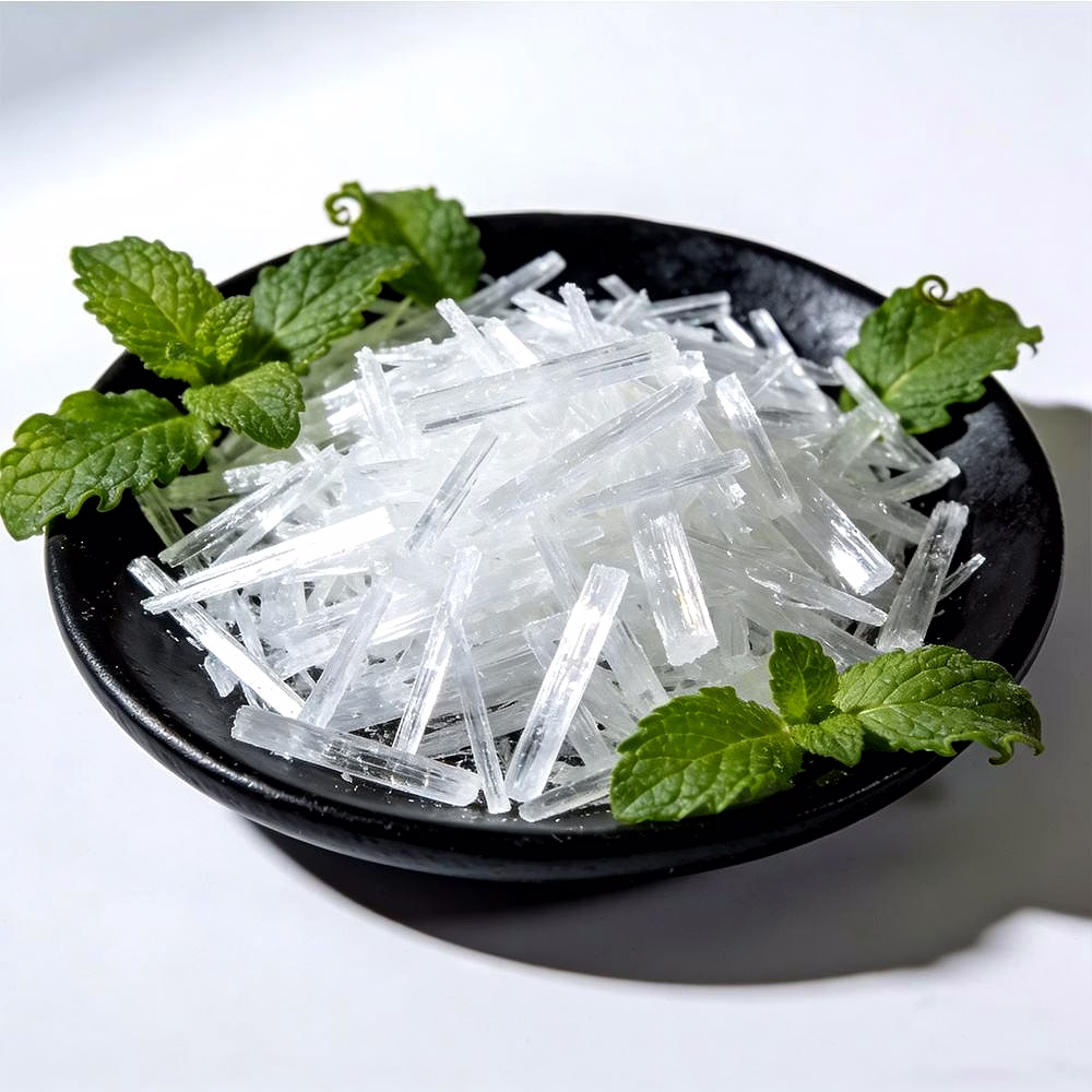 Menthol Crystals - Raw & Natural | Food Grade & Pharma Grade | High Purity | Export Quality image 1