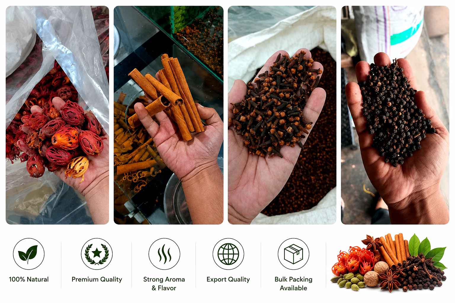 Premium Indian Whole Spices – Export Quality Natural & Aromatic Spices image 1