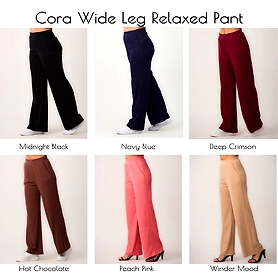 Cora wide leg relaxed pant