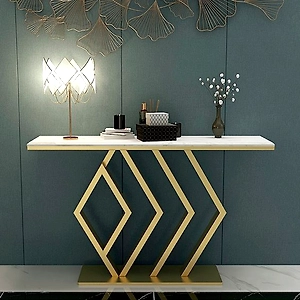 Console Table With Marble Top (CNT-6)