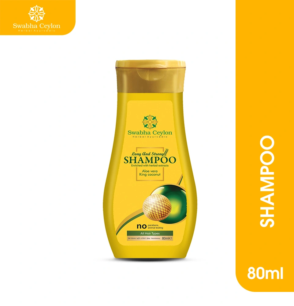 Swabha Ceylon Long and Strong Shampoo 80ml-lss80ml