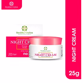 Swabha Ceylon Natural Brightening Night Cream 25g