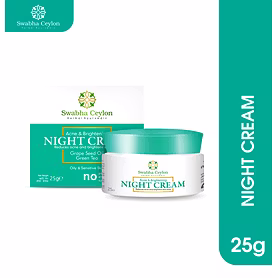 Swabha Ceylon Acne & Brightening Night Cream 25g