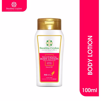 Swabha Ceylon Natural Brightening Body Lotion 100ml-bl100ml