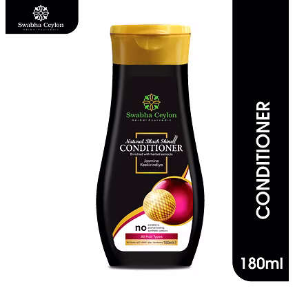 Swabha Ceylon Natural Black Shine Conditioner 180ml-BS180ml