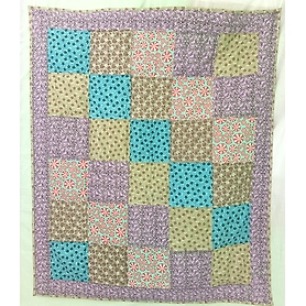 PATCHWORK THROW (HAND QUILT)