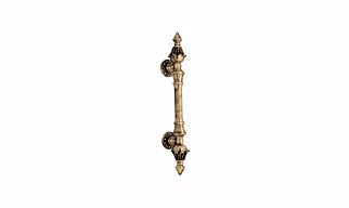 ARTISTIC BRASS PULLAR HANDLE (ABPH-344) DAISY