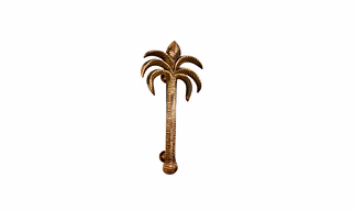 ARTISTIC BRASS PULLAR HANDLE (ABPH-320) COCONUT