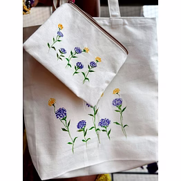 ekamlove hand made tote bags with a wallet