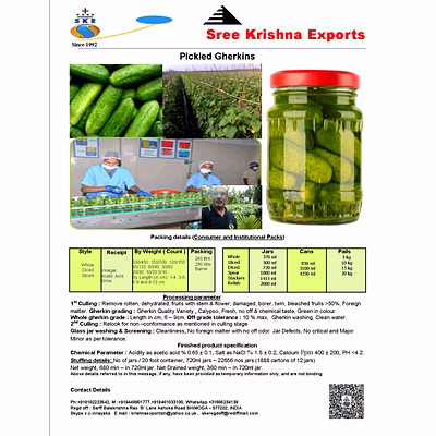 pickled gherkin