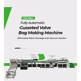 gusseted valve bag making machine in india