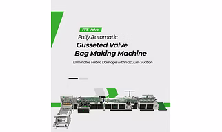 Gusseted Valve Bag Making Machine In India