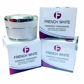 French White Perfect Radiance Intense Whitening Day & Night Cream Made in France Original