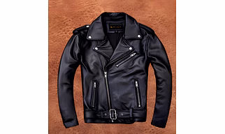 Mens Classic Motorcycle Jacket