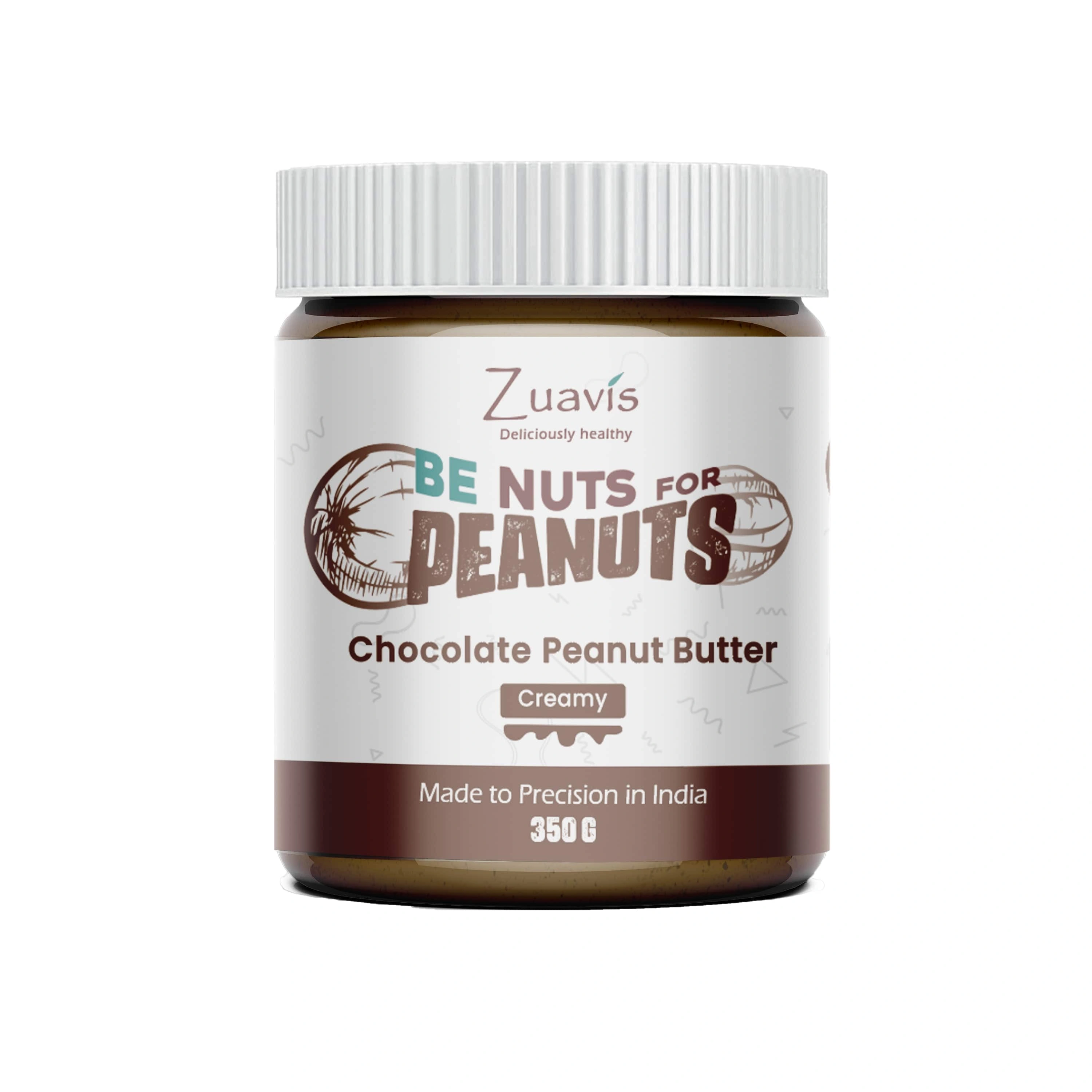 Zuavis Chocolate Peanut Butter350g (Creamy)-1