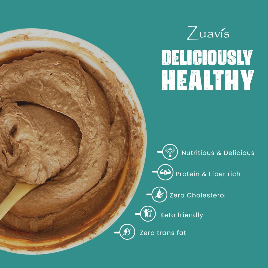 Zuavis Natural Classic Peanut Butter 800g (Creamy)-4