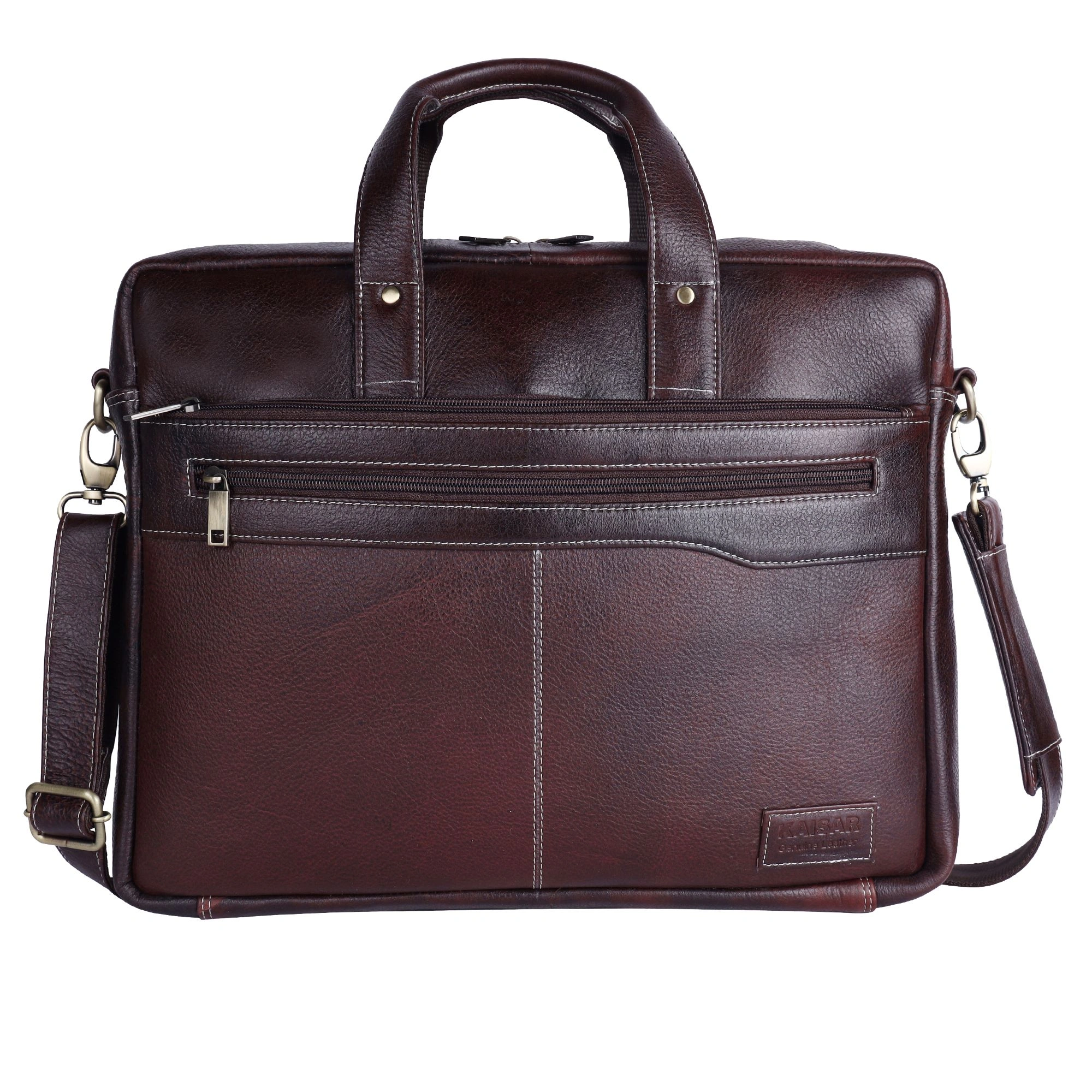 Leather Messenger Bag-12237424