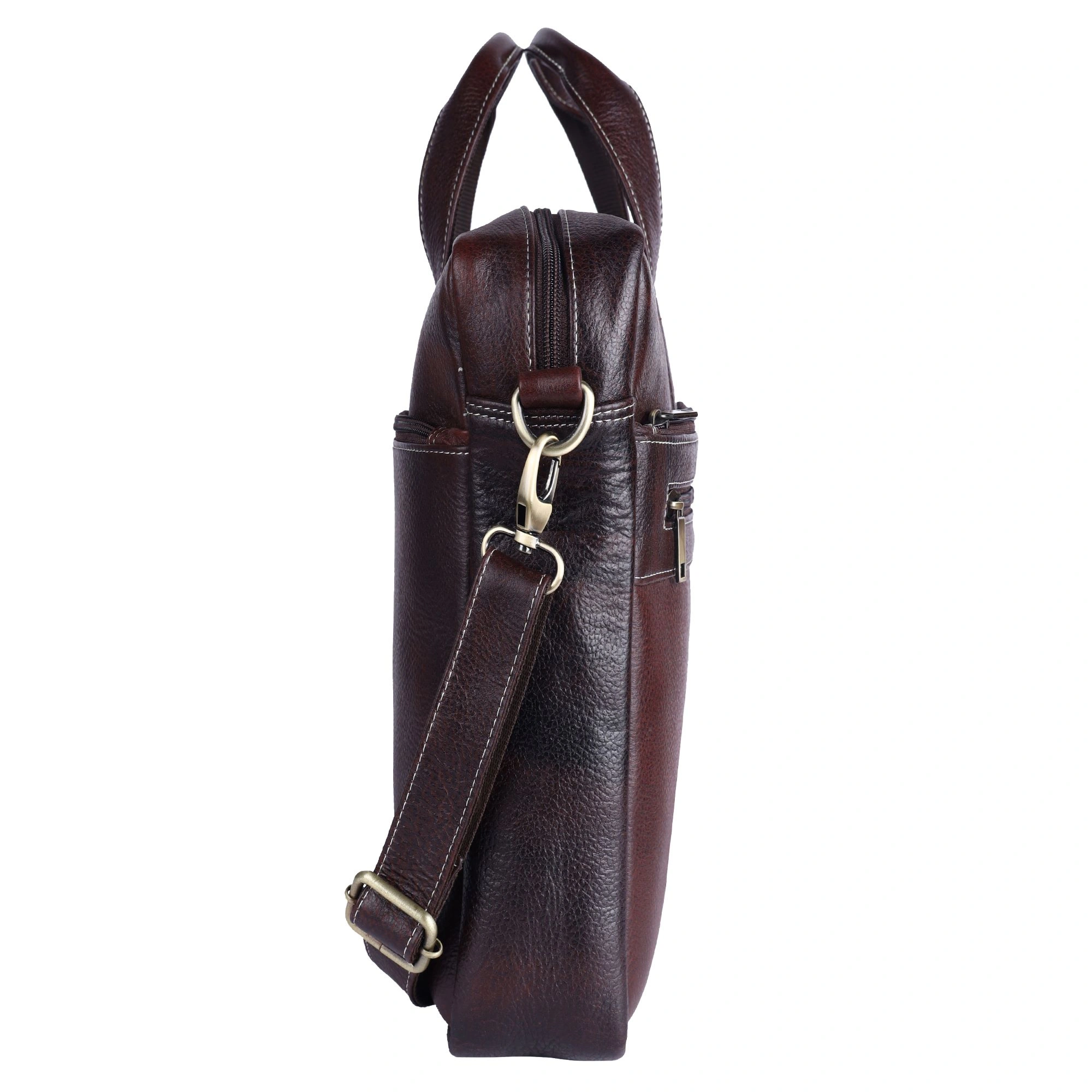 Leather Messenger Bag-2