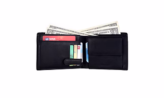 Classic Black Leather Wallet