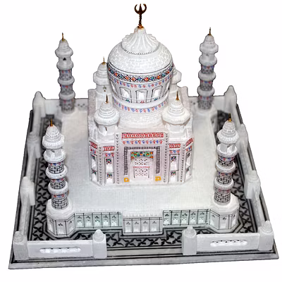 White Marble Taj Mahal-12269504